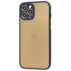 Чехол для iPhone 12 Pro Max LikGus Totu camera protect синий