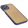 Чехол для iPhone 12 Pro Max LikGus Totu camera protect синий