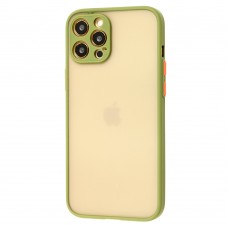 Чехол для iPhone 12 Pro Max LikGus Totu camera protect зеленый