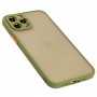Чехол для iPhone 12 Pro Max LikGus Totu camera protect зеленый
