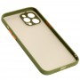 Чохол для iPhone 12 Pro Max LikGus Totu camera protect зелений