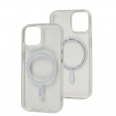 Чехол для iPhone 15 Berlia crystal MagSafe прозрачный