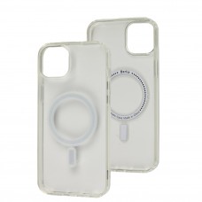Чохол для iPhone 15 Plus Berlia crystal MagSafe прозорий