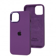 Чехол для iPhone 14 New silicone case grape