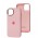 Чехол для iPhone 14 New silicone case light pink