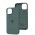 Чохол для iPhone 14 New silicone case pine green