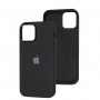 Чехол для iPhone 12/12 Pro New silicone Metal Buttons black