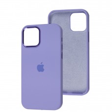 Чехол для iPhone 12/12 Pro New silicone Metal Buttons elegant purple