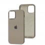 Чехол для iPhone 12/12 Pro New silicone Metal Buttons pebble