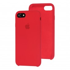 Чехол Silicone для iPhone 7 / 8 / SE20 case темно-красный