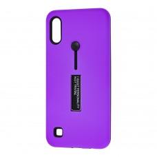 Чехол для Samsung Galaxy A10 (A105) Kickstand фиолетовый