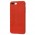 Чехол для iPhone 7 Plus / 8 Plus off-white leather красный