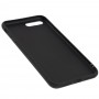 Чохол для iPhone 7 Plus / 8 Plus off-white leather чорний