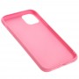 Чехол для iPhone 11 off-white leather розовый