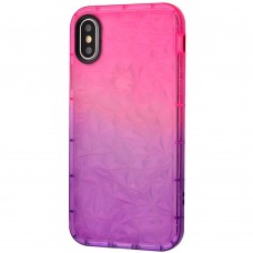 Чохол для iPhone Xs Max Gradient Gelin case рожево-бузковий