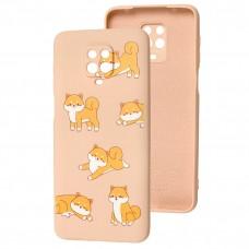Чехол для Xiaomi Redmi Note 9s/9 Pro Wave Fancy playful cat / pink sand