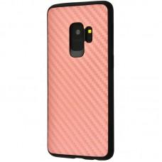 Чехол для Samsung Galaxy S9 (G960) hard carbon розовый
