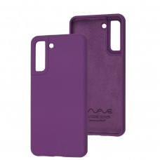 Чехол для Samsung Galaxy S21 FE (G990) Wave Full purple