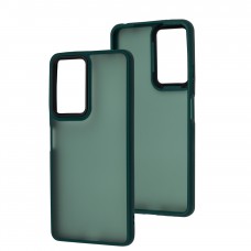 Чохол для Xiaomi Redmi Note 10 Pro / 10 Pro Max Wave Matte Color forest green