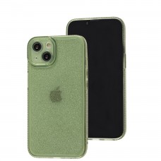 Чохол для iPhone 13 Frame shine green
