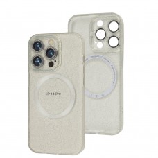 Чехол для iPhone 14 Pro Berlia Dazzling Gradient MagSafe white