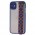 Чехол для iPhone 11 WristBand LV синий / красный