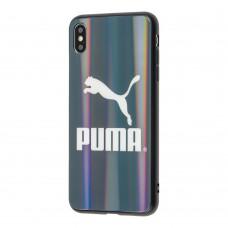 Чехол для iPhone Xs Max Benzo черный "Puma"