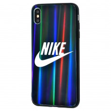 Чехол для iPhone Xs Max Benzo черный "Nike"