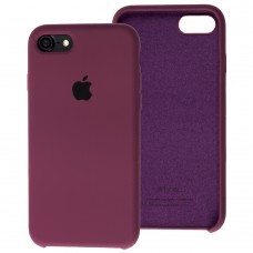 Чехол Silicone для iPhone 7 / 8 / SE20 case maroon