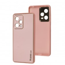 Чохол для Xiaomi Redmi Note 12 Pro 5G Leather Xshield pink