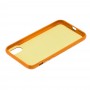 Чохол для iPhone Xr Leather croco full жовтий