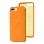 Чохол для iPhone 7 Plus / 8 Plus Leather croco full жовтий