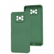 Чехол для Xiaomi Poco X3 Matte Lux зеленый