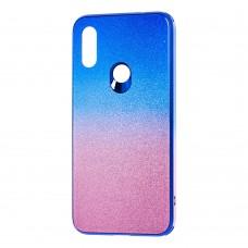 Чехол для Xiaomi Redmi 7 Ambre glass "розово-голубой"
