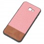 Чехол для Samsung Galaxy J4+ 2018 (J415) Hard Textile розово коричневый