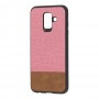 Чохол для Samsung Galaxy J6 2018 (J600) Hard Textile рожево-коричневий