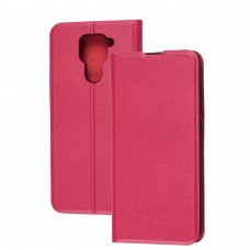 Чехол книжка для Xiaomi Redmi Note 9 Wave Stage bright pink