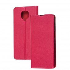 Чехол книжка для Xiaomi Redmi Note 9s / 9 Pro Wave Stage bright pink