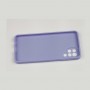 Чехол для Samsung Galaxy A12/M12 Marble Clouds purple