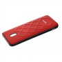 Чехол для Xiaomi Redmi 8A Jesco Leather красный