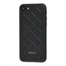 Чехол Jesco для iPhone 7 / 8 эко-кожа черный