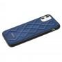 Чохол для iPhone 11 Jesco Leather синій