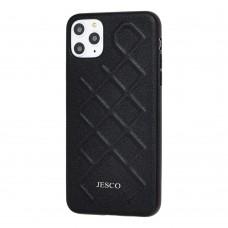 Чехол для iPhone 11 Pro Jesco Leather черный
