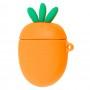 Чехол для AirPods морковка оранжевый