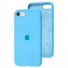 Чехол для iPhone 7 / 8 / SE20 Silicone Slim Full light blue