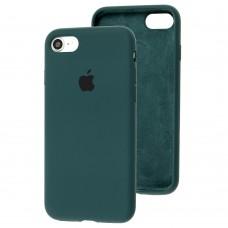 Чехол для iPhone 7 / 8 / SE20 Silicone Slim Full dark green