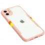 Чохол для iPhone 11 Armor clear рожевий