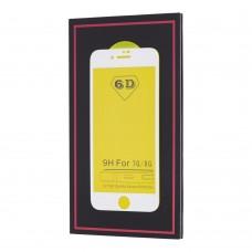 Защитное стекло 6D для iPhone 7 / 8 белое (OEM)