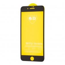 Защитное стекло 6D для iPhone 7 Plus / 8 Plus черное (OEM)