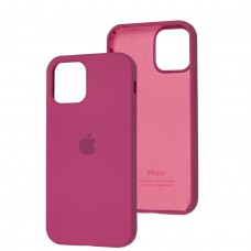 Чехол Silicone для iPhone 12 / 12 Pro case dragon fruit color